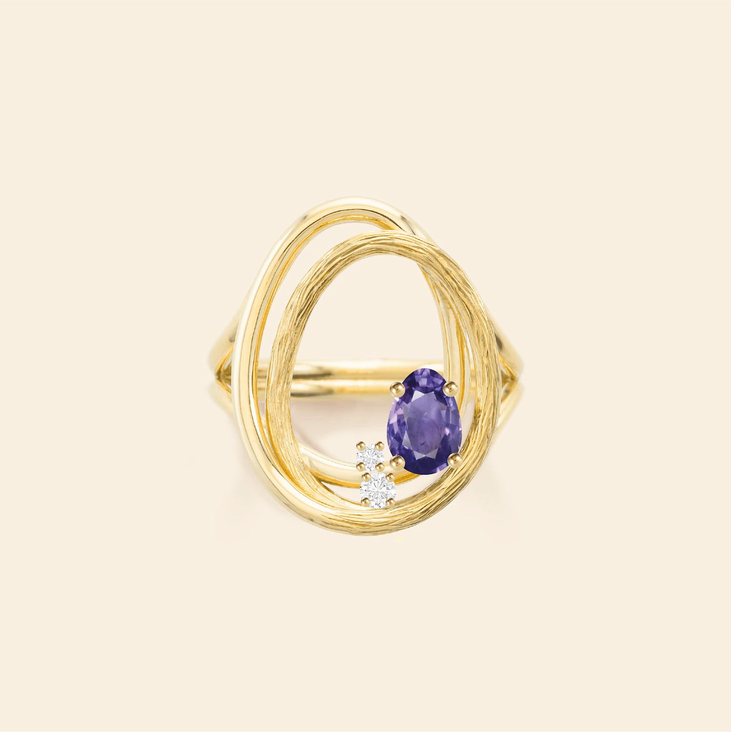 Bague Riviera Lilas M