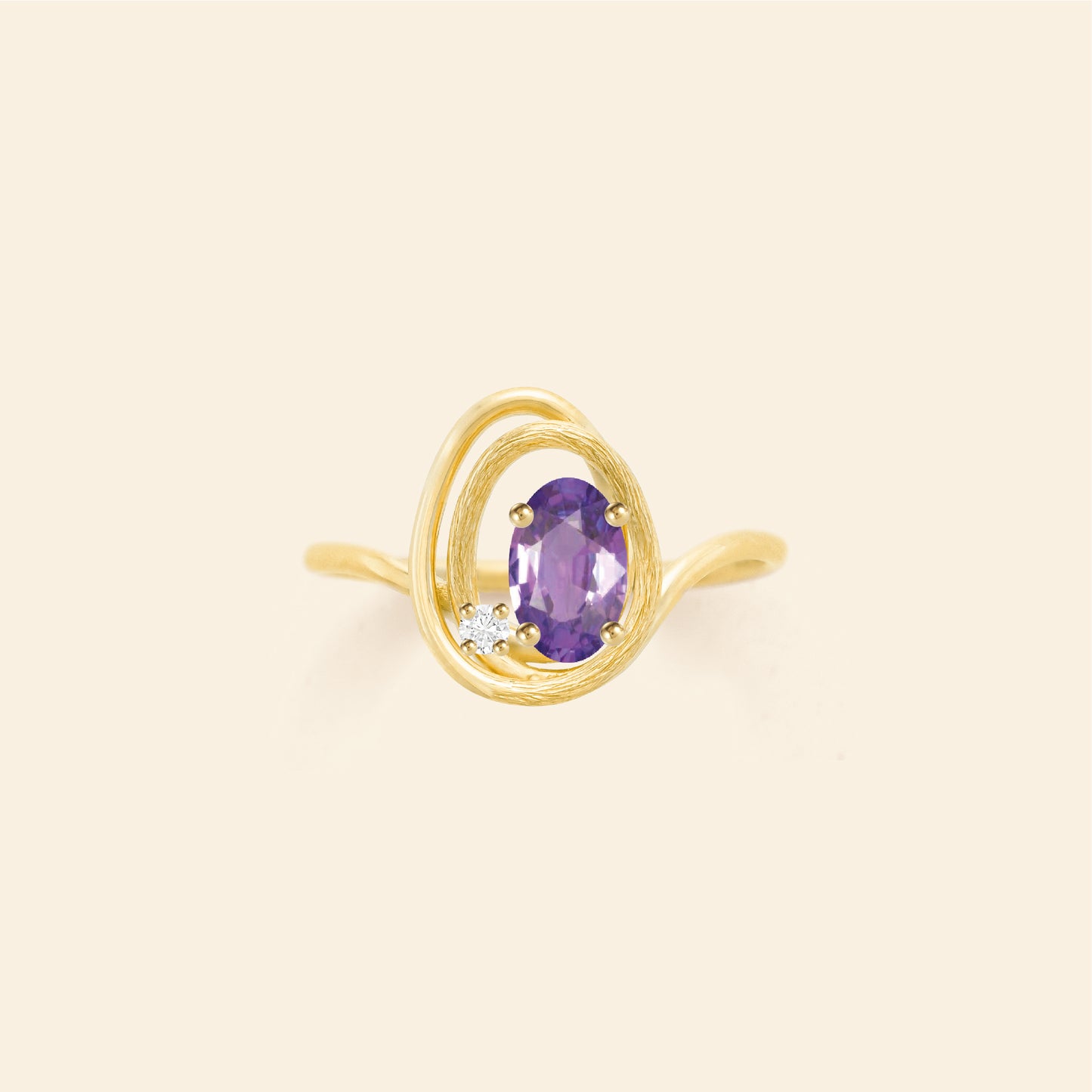 Bague Riviera Lilas S