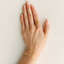 Le petit Cactus Vanille Bracelet Diamond Green gold