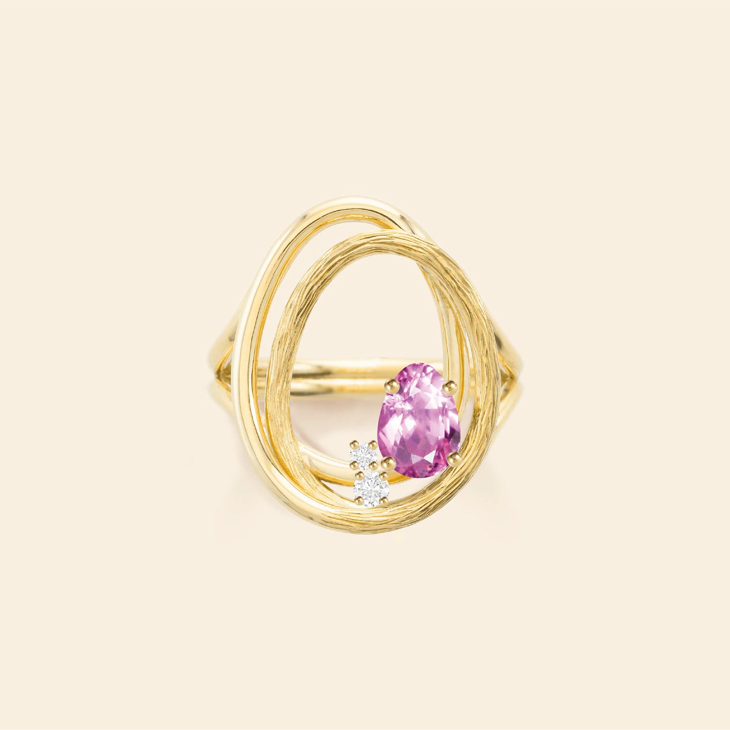Bague Riviera Lilas M