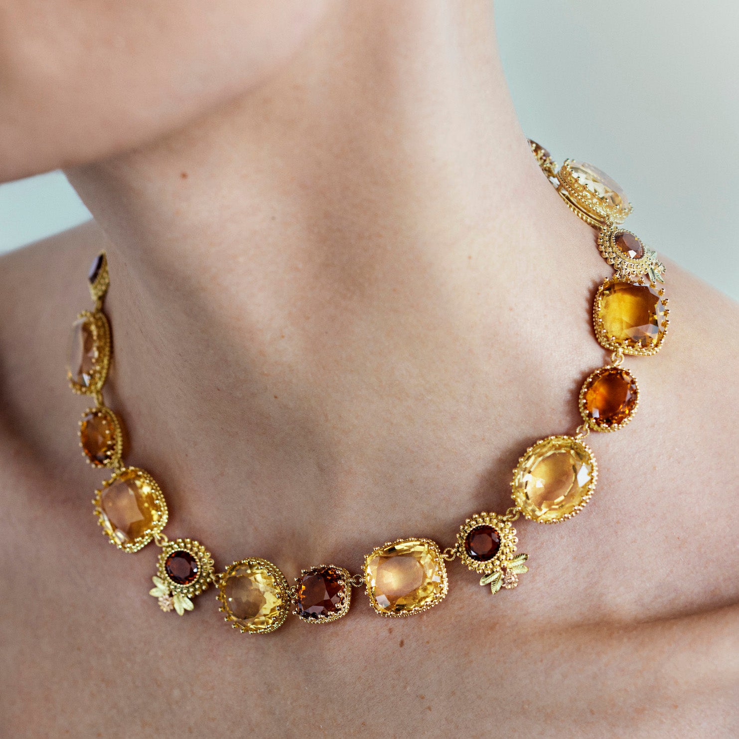 Antique citrine hotsell jewelry