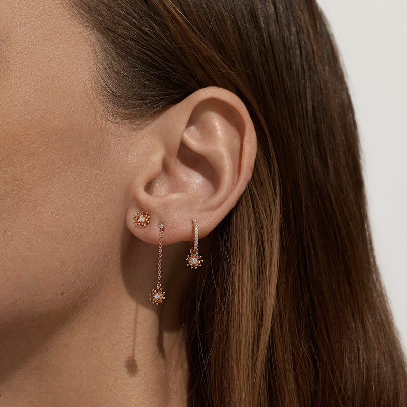 Gold stud earrings Maison Mellerio