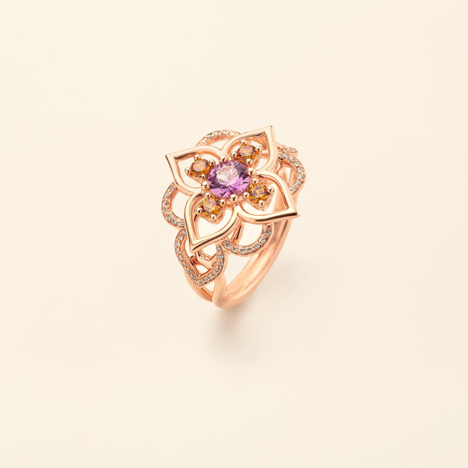 Giardino Ring Pink Sapphire