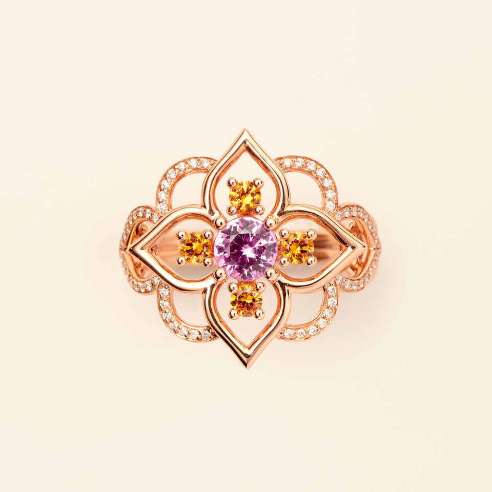 Giardino Ring Pink Sapphire