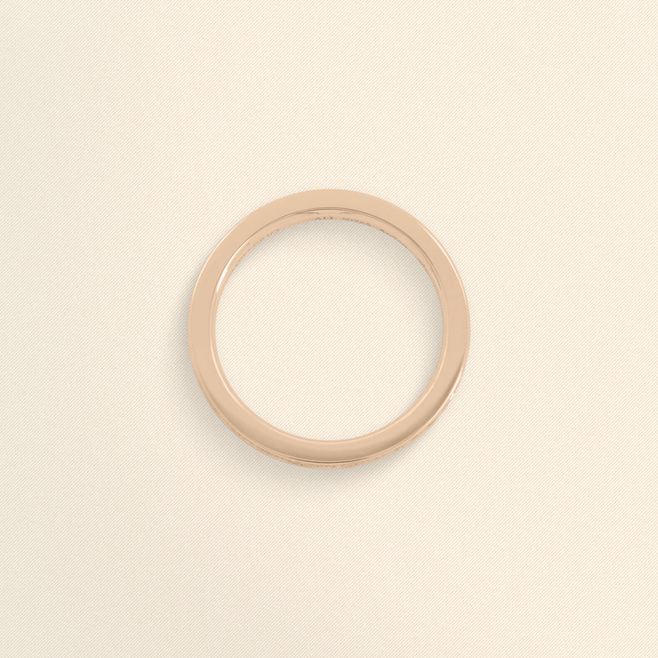 Precious Wedding band Pink gold