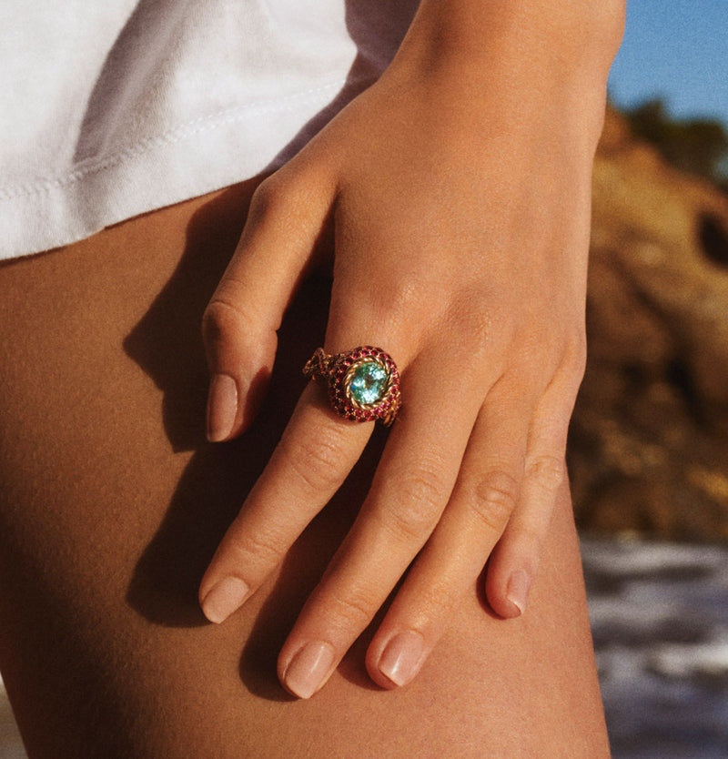 Blue Angel Ring