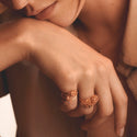 Le petit Cactus Vanille Ring MM Pink gold