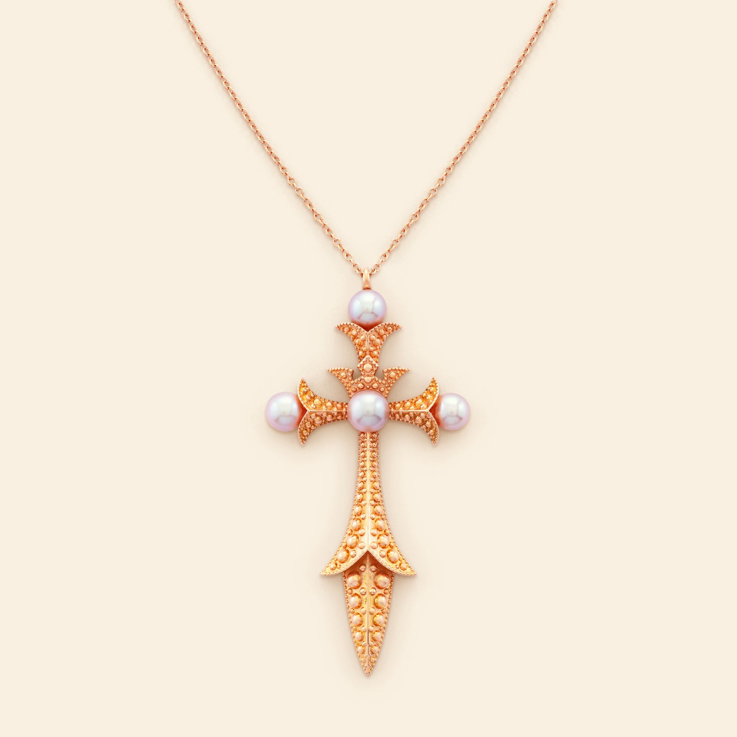 Abbadia Necklace Pink Gold Mellerio