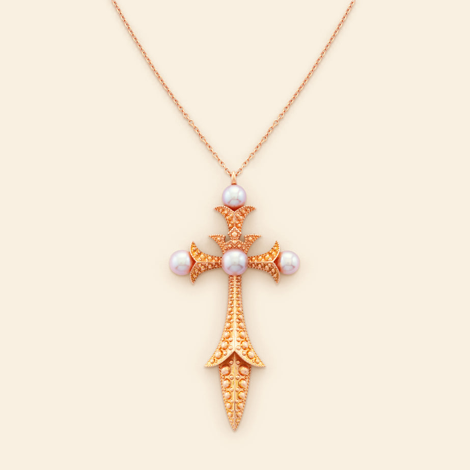 Abbadia Necklace Pink Gold Mellerio