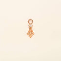 George Diamond Charm Pink Gold Mellerio