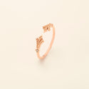 George Ring Diamond Pink Gold Mellerio