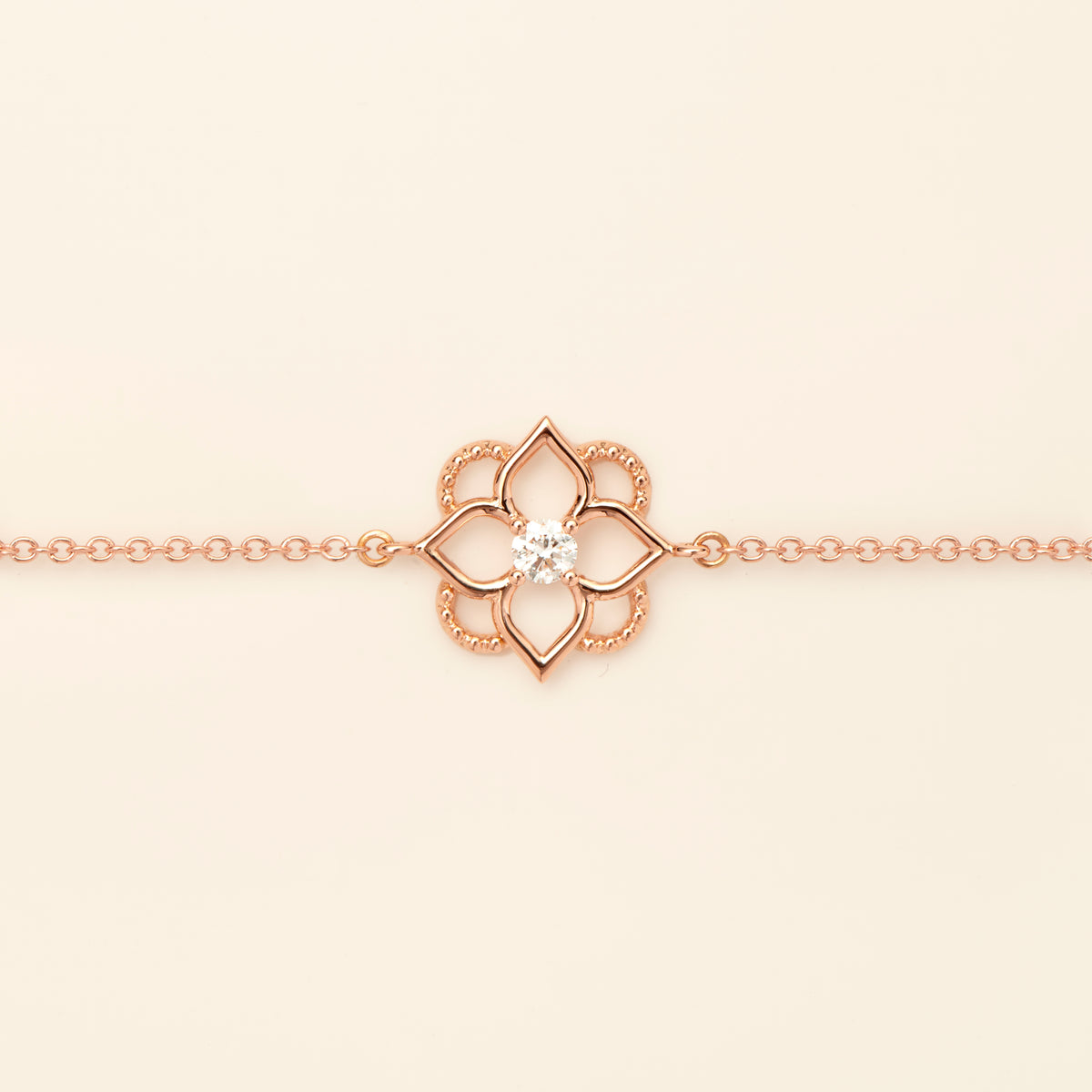 Mini Giardino Bracelet Pink Gold Mellerio
