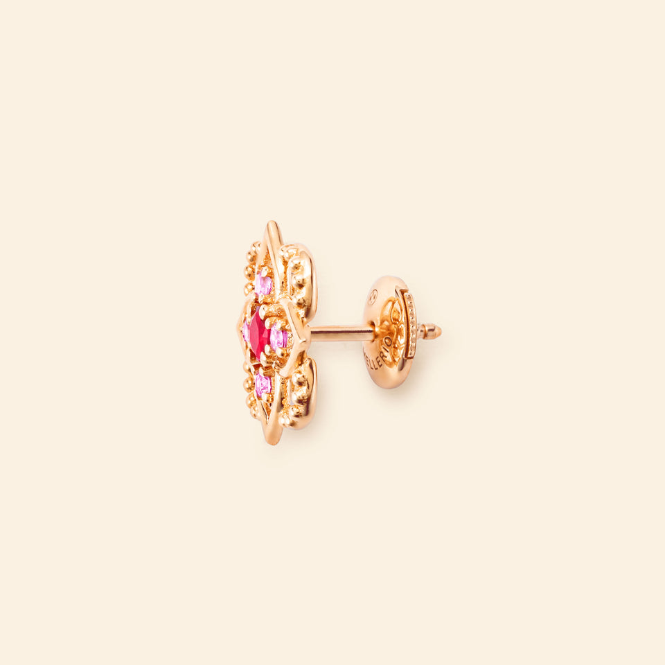 Giardino Small Earring Ruby