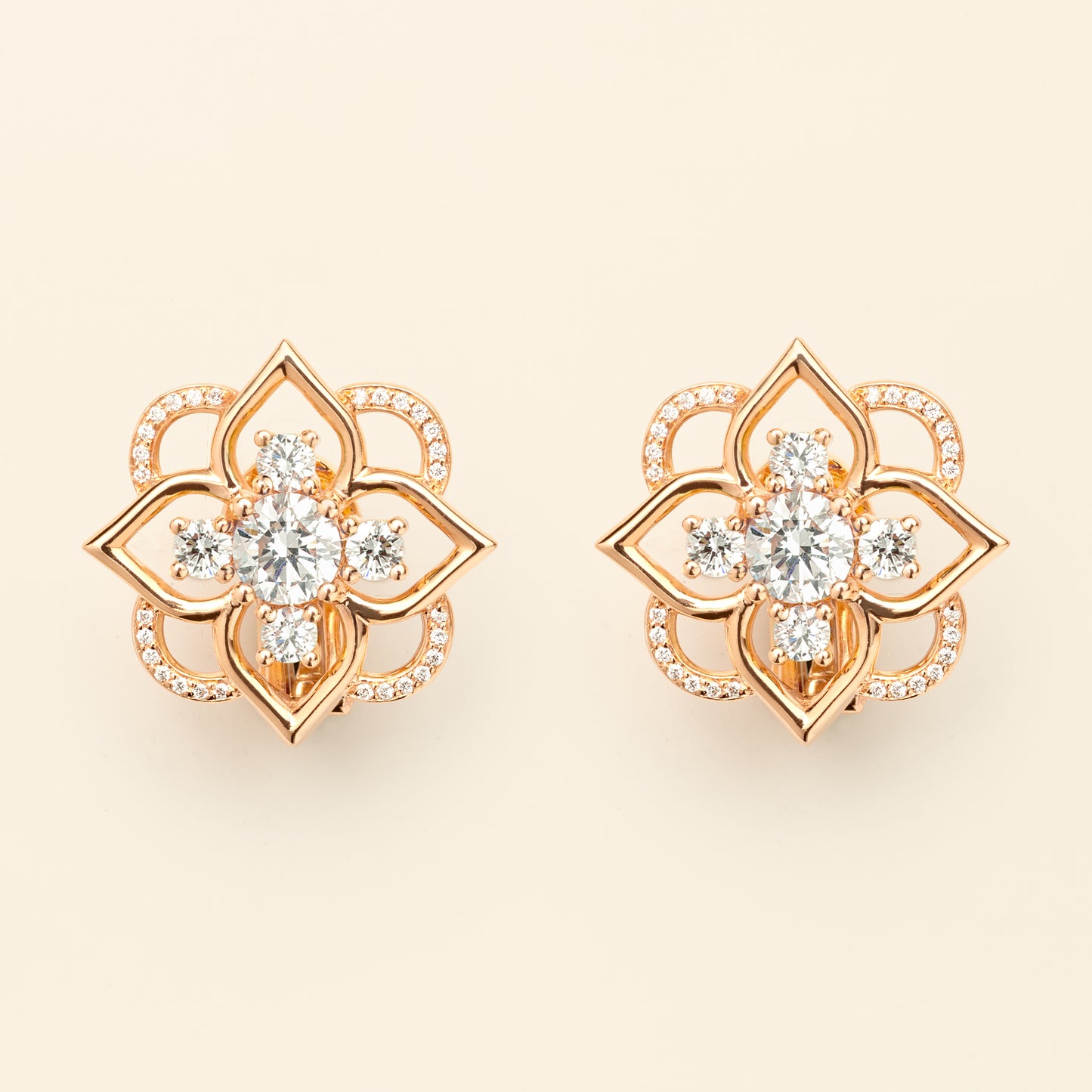 Giardino Medium Earrings Diamond