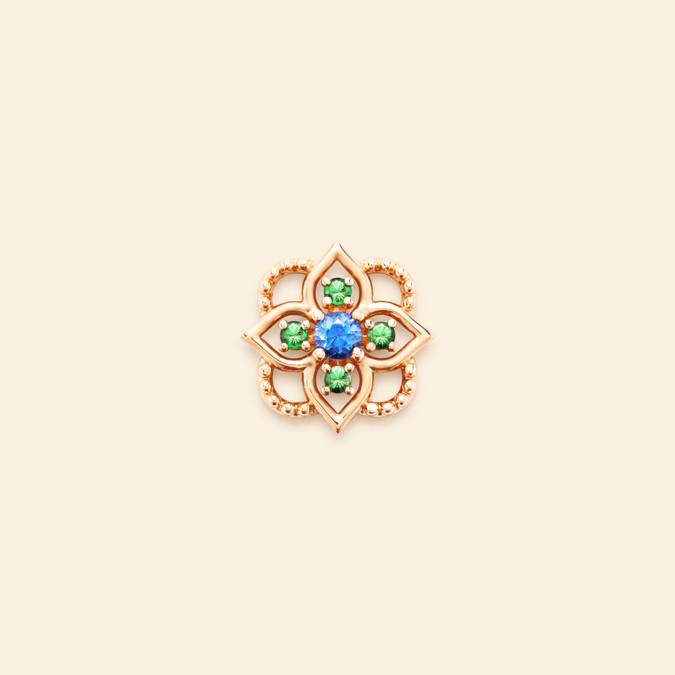 Giardino Small Earring Sapphire