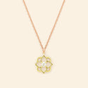 Mini Giardino Necklace Diamond Green gold