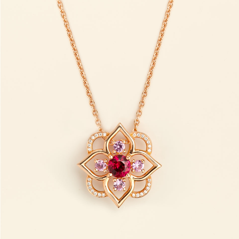 Giardino Necklace Ruby