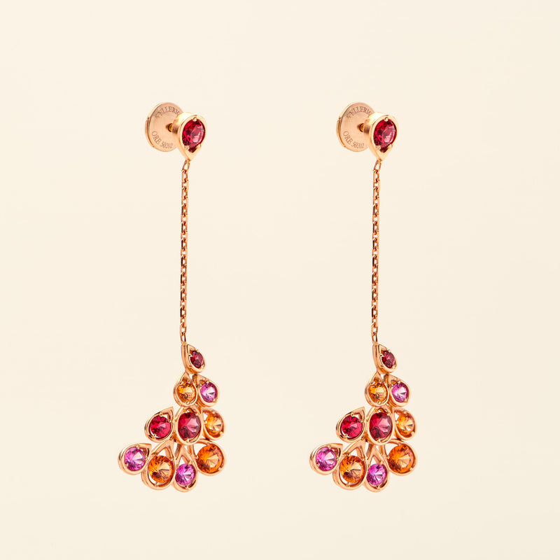 Indra Earrings Pink