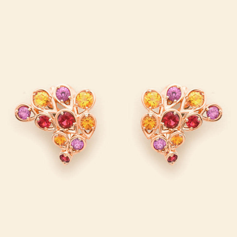 Indra Studs Pink