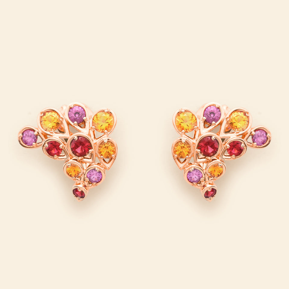 Indra Studs Pink