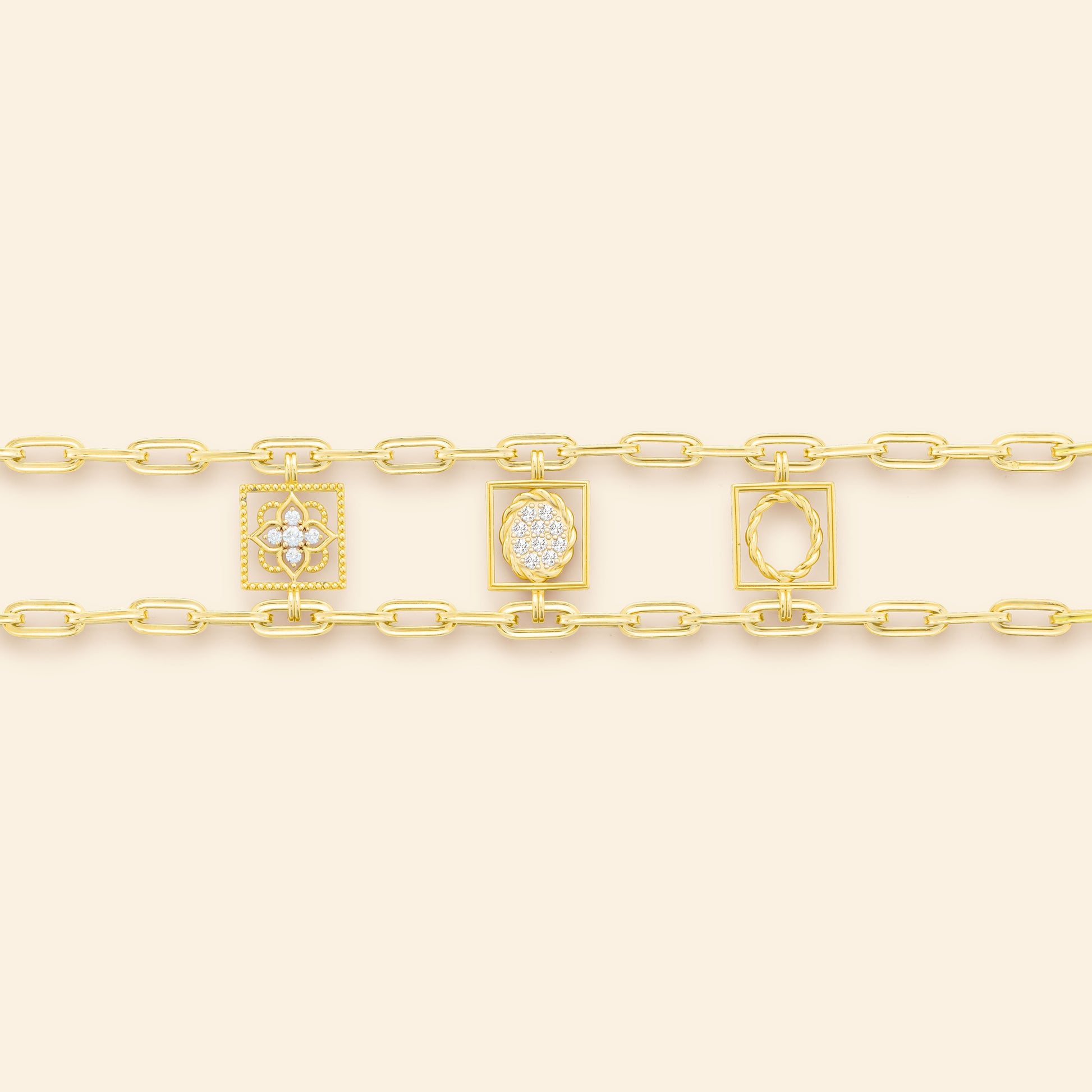 Jardin Suspendu Bracelet Yellow Gold Mellerio