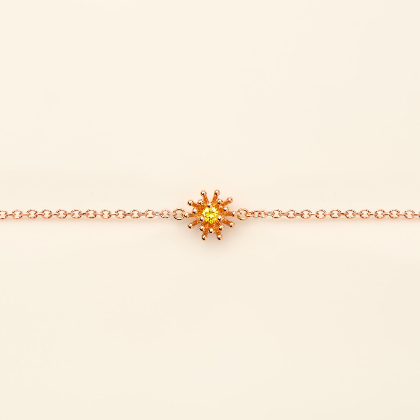 Cactus Vanille Bracelet Yellow Diamond Pink Gold Mellerio