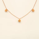 Le petit Cactus Vanille Necklace 3 patterns Pink gold
