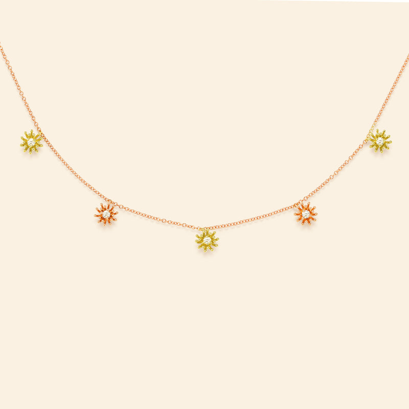 Petit Cactus Necklace 5 patterns diamonds green gold Mellerio