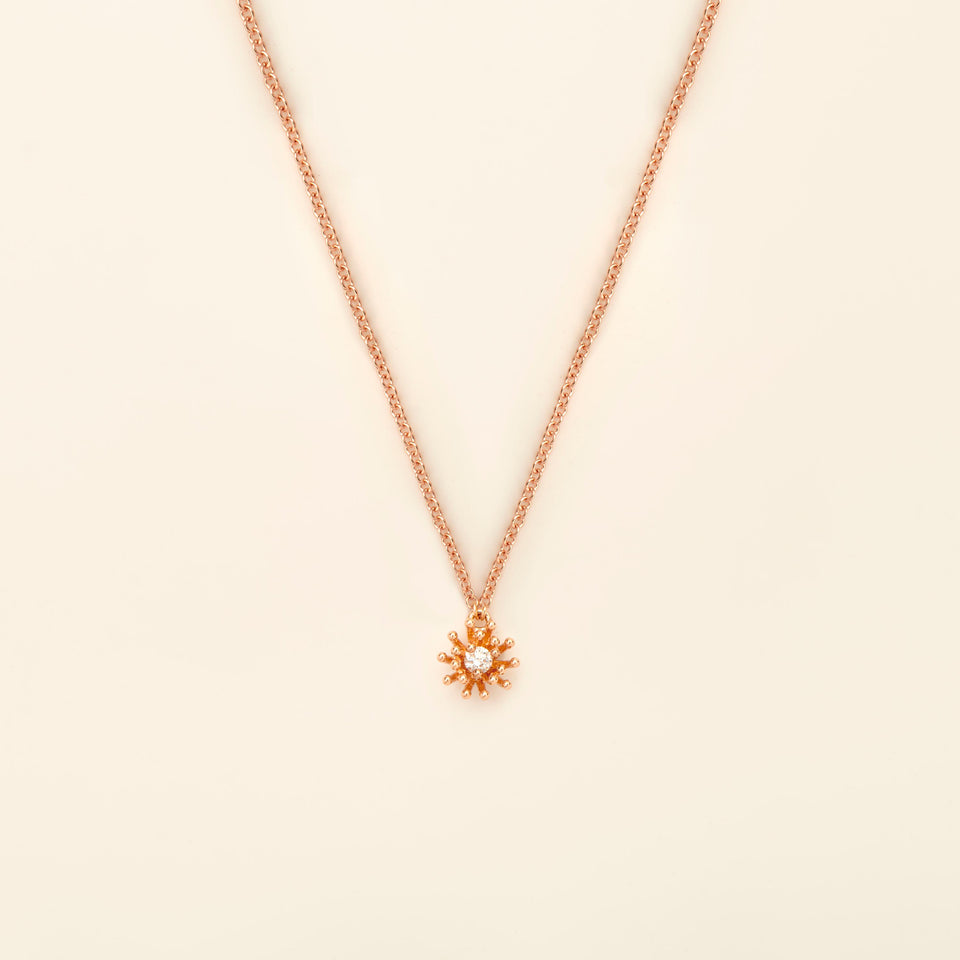 Le petit Cactus Vanille Necklace Diamond