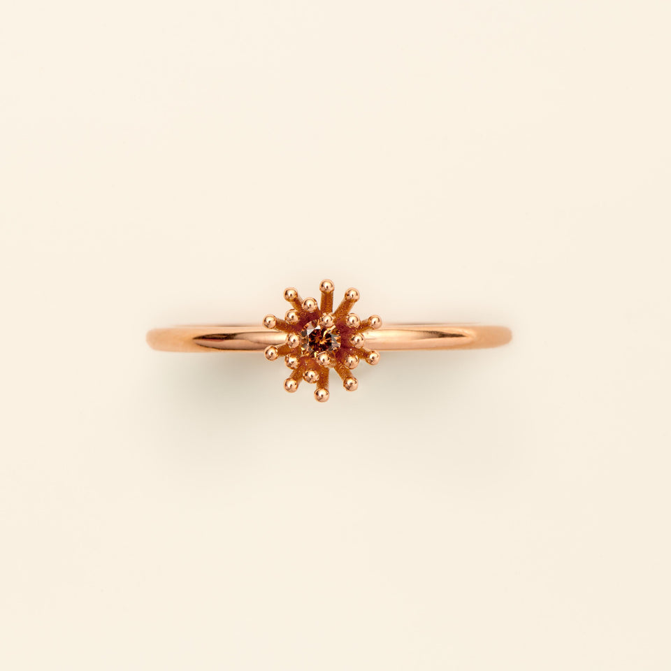 Le petit Cactus Vanille Ring SM Brown Diamond