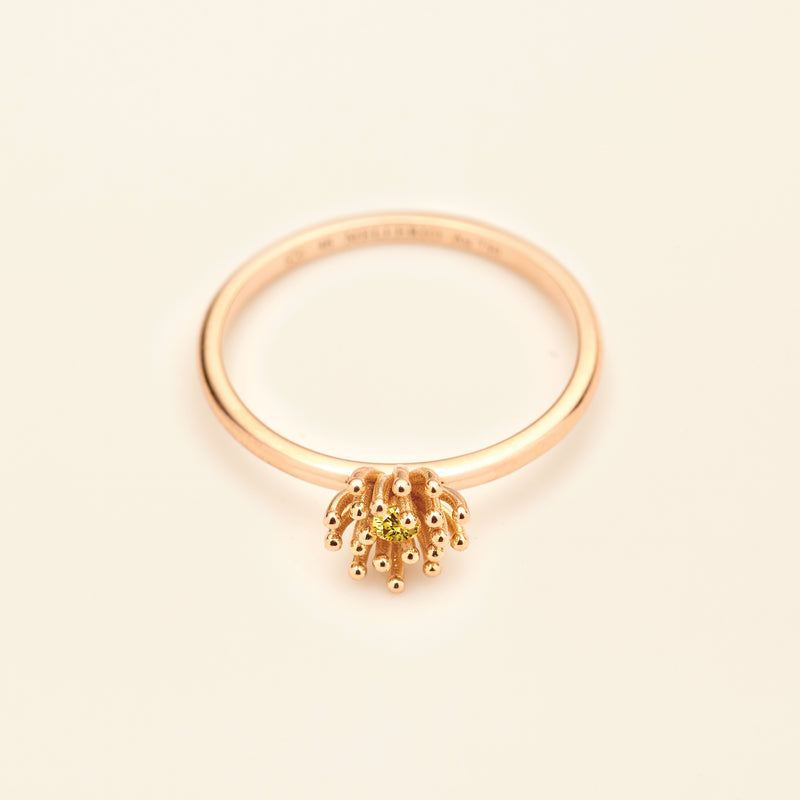 Le petit Cactus Vanille Ring SM Yellow Diamond