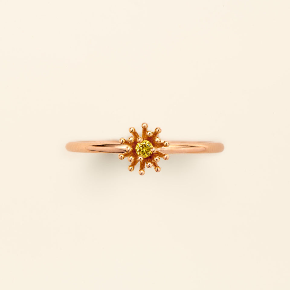 Le petit Cactus Vanille Ring SM Yellow Diamond