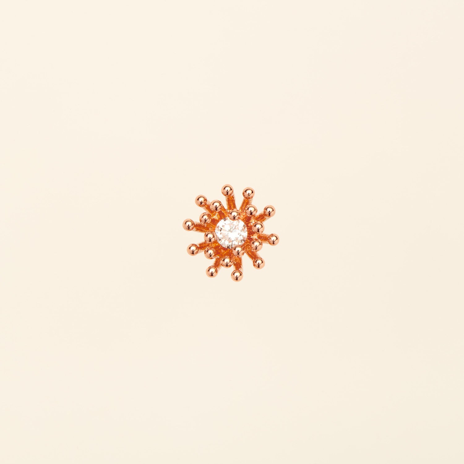 Gold stud earrings Maison Mellerio