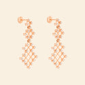 Maglia Earrings SM Pink gold