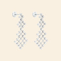 Maglia Earrings SM White gold
