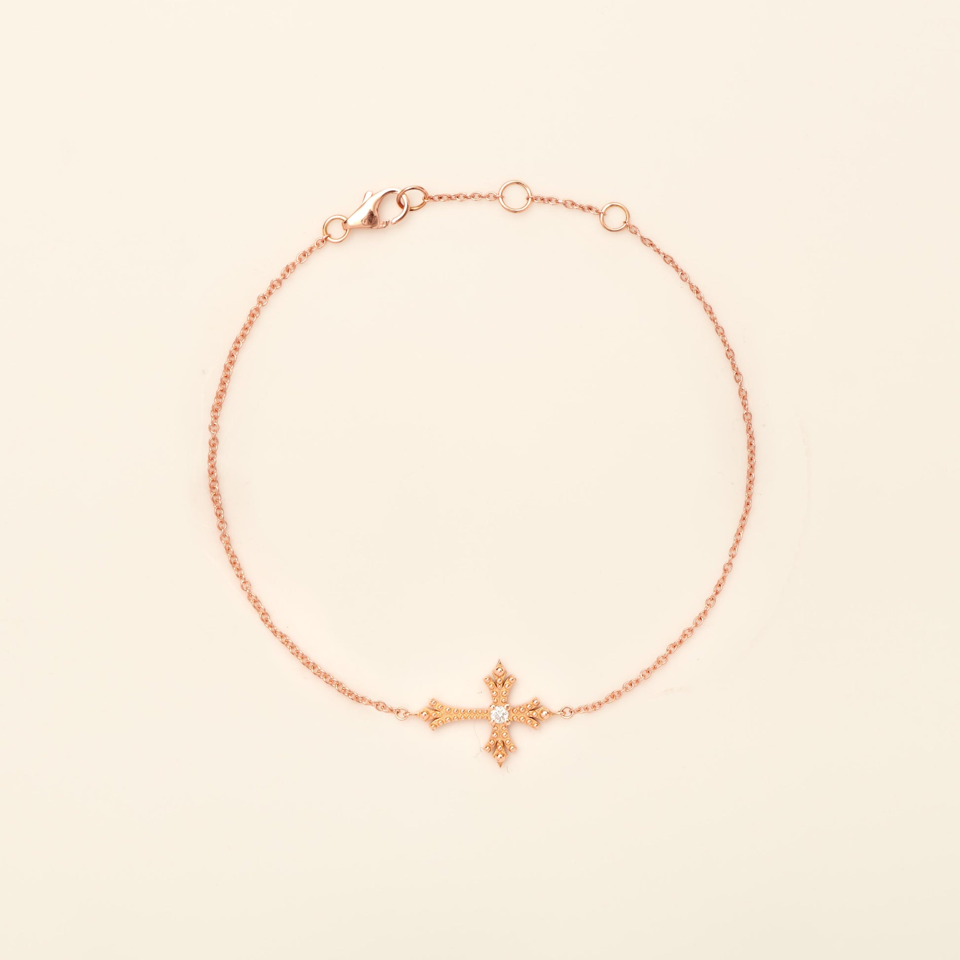Maria Bracelet Diamond Pink Gold Mellerio