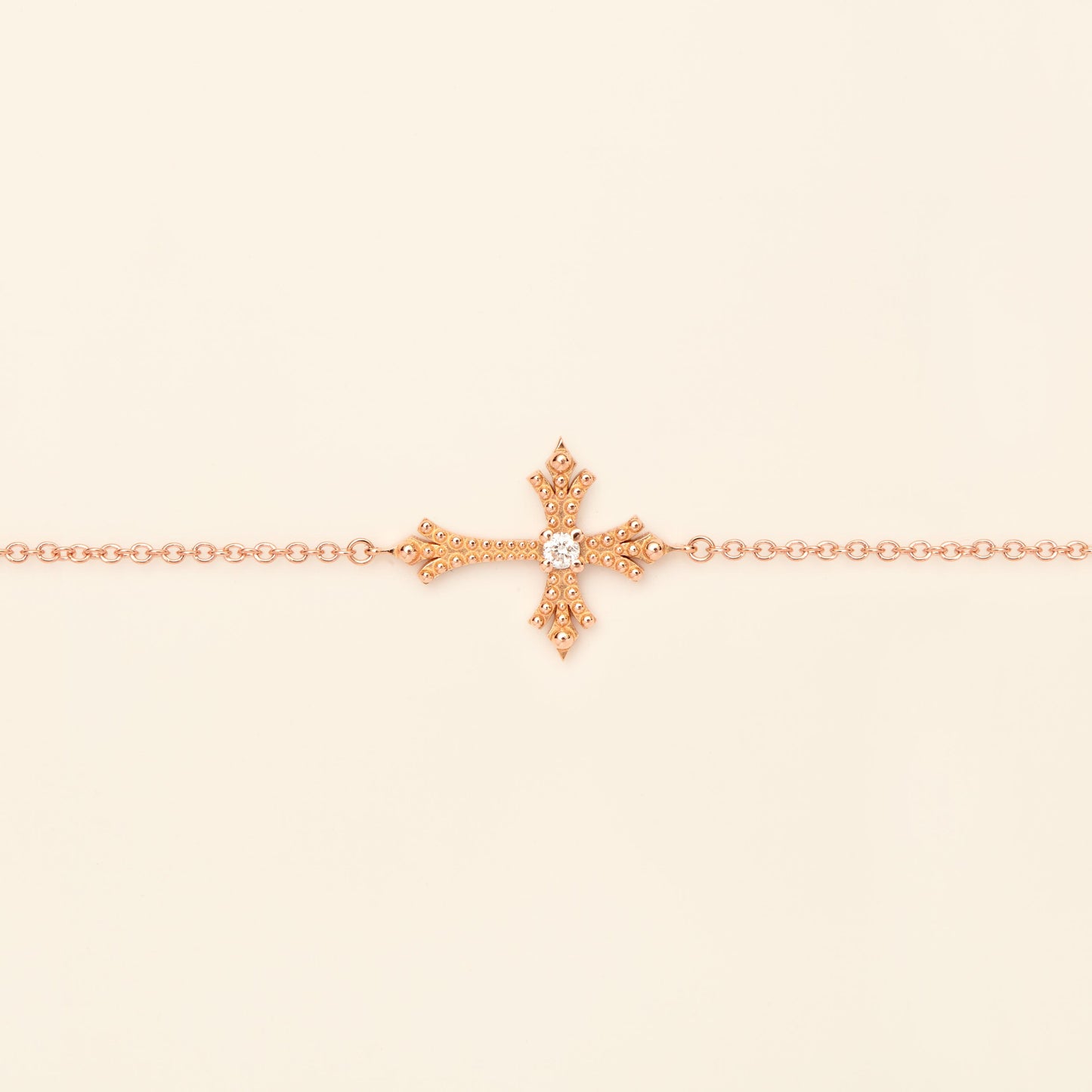 Maria Bracelet Diamond Pink Gold Mellerio
