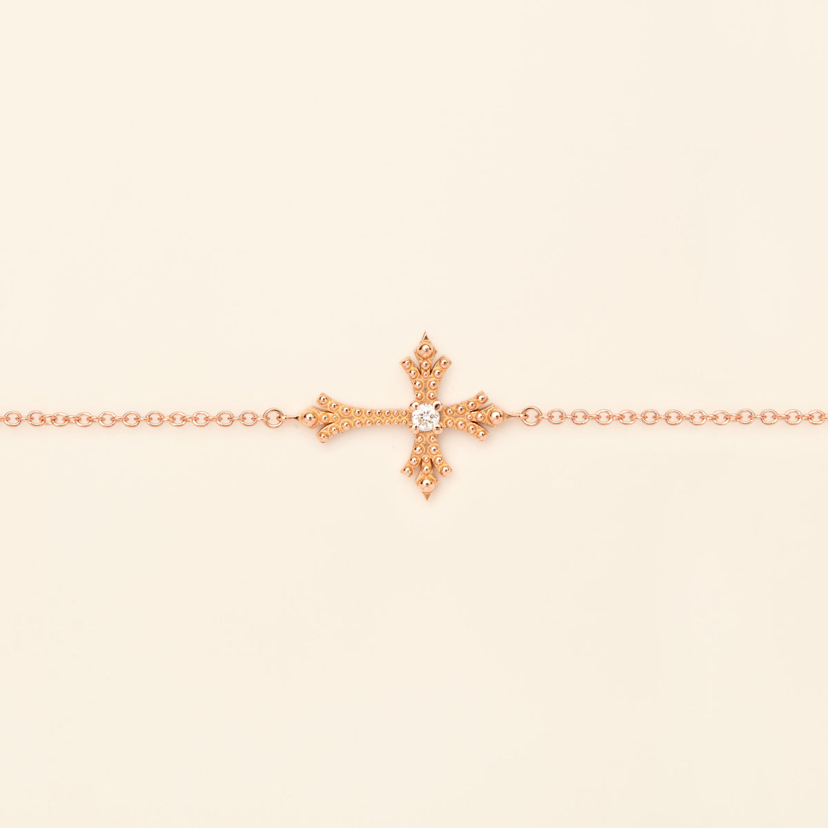 Maria Bracelet Diamond Pink Gold Mellerio
