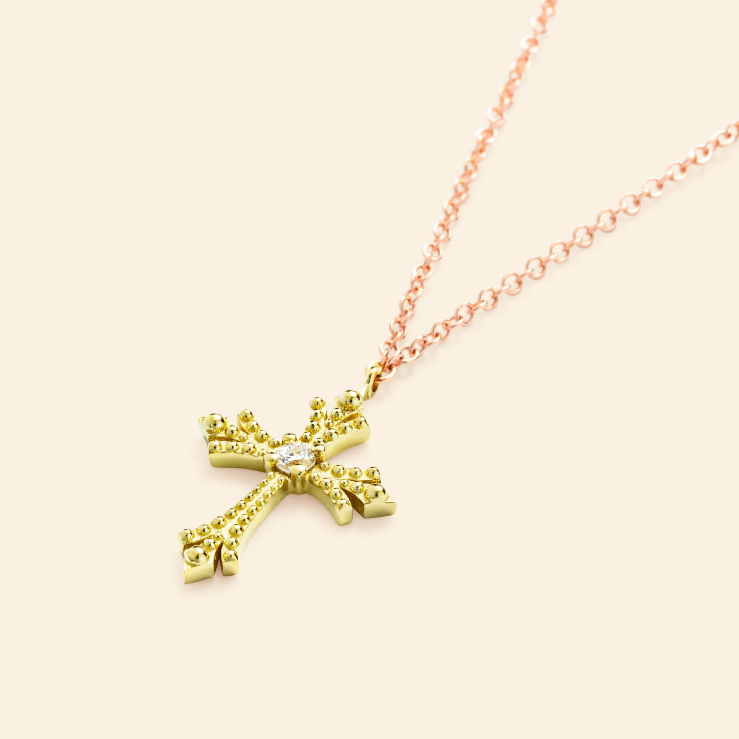 Collier Maria Diamant Or Vert