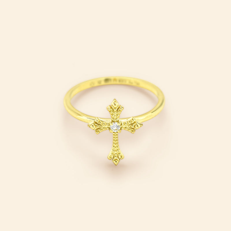 Maria Ring Diamond Green gold