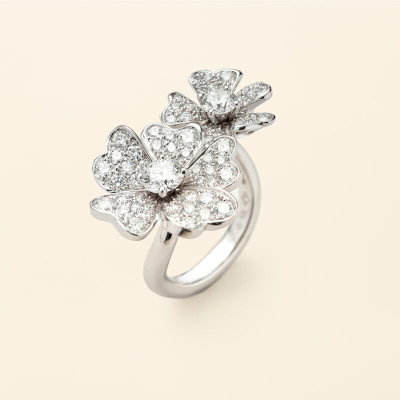 Monterosa Ring 2 Flowers MM and LM
