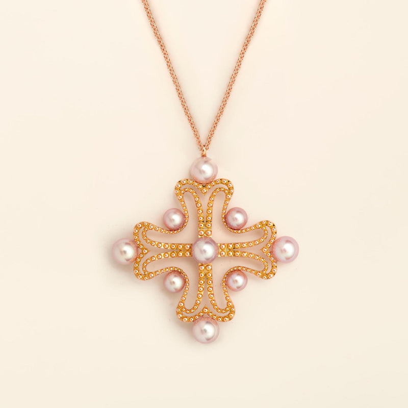 Nina Necklace Pink Gold Mellerio