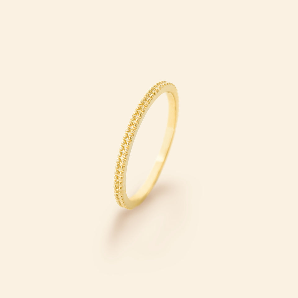 Perlina Wedding band Yellow gold