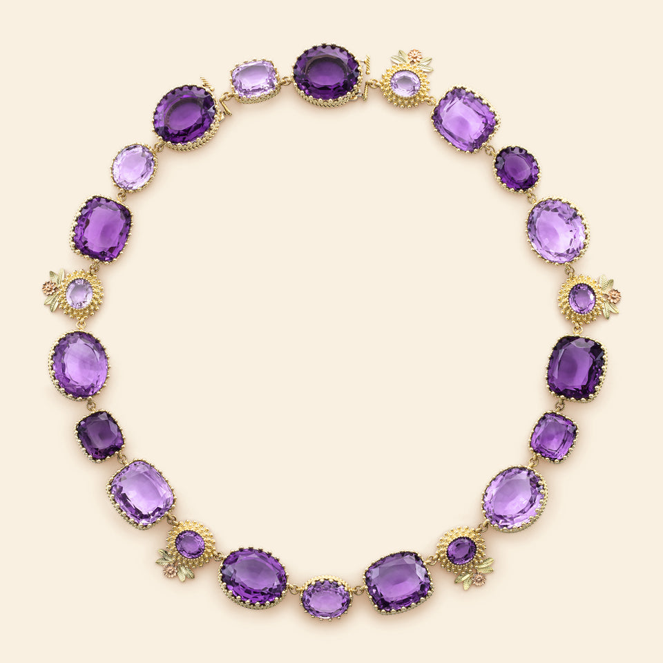 Pierreries Necklace Amethyst