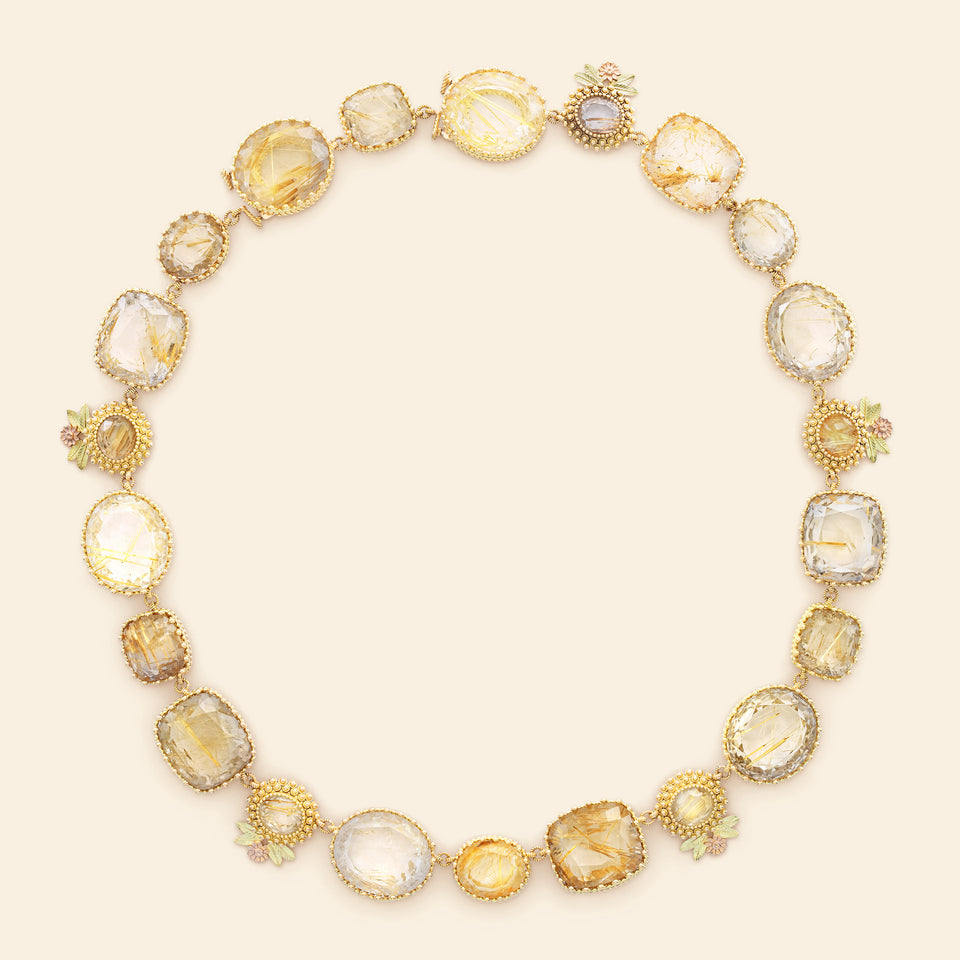 Pierreries Necklace Rutilated Quartz