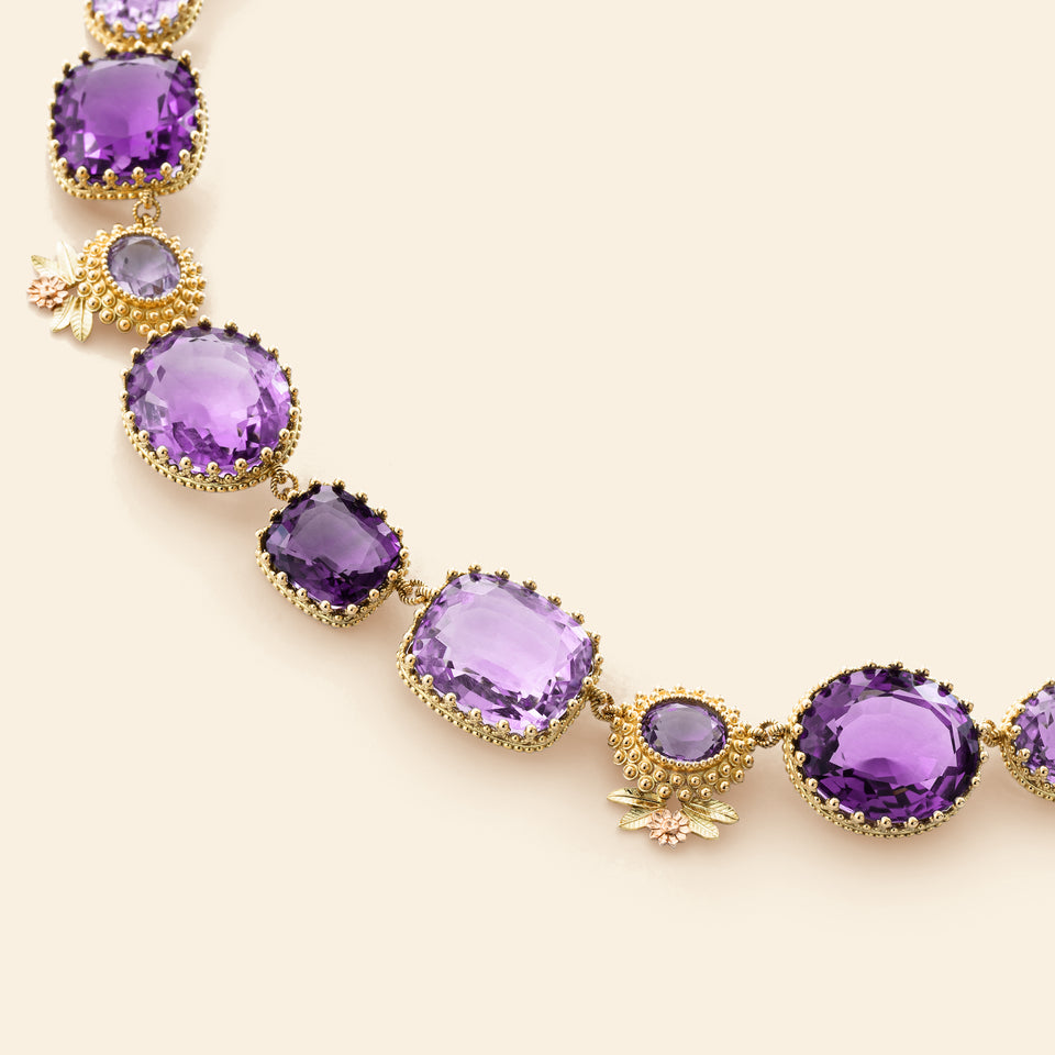 Pierreries Necklace Amethyst