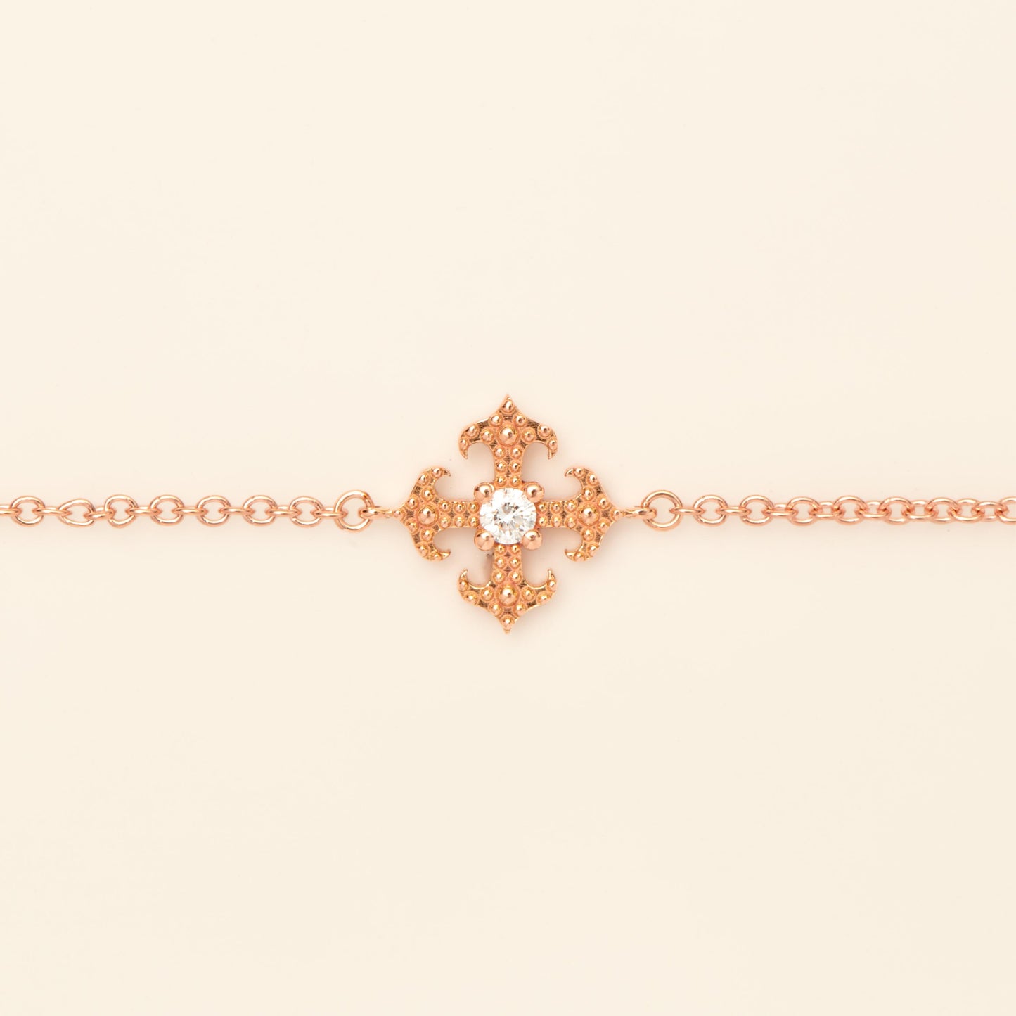 Pinta Bracelet Diamond Pink Gold Mellerio