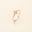 Pinta Ring Diamond Pink Gold Mellerio