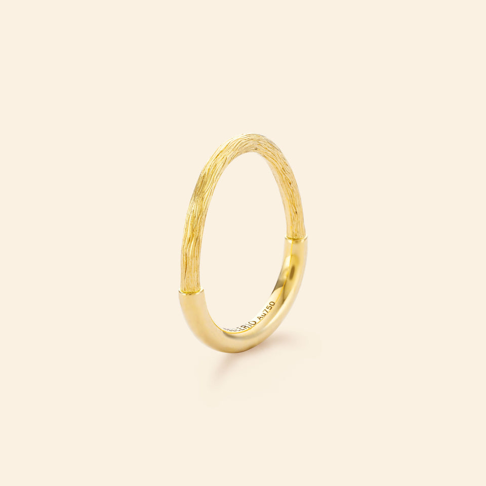 Riviera chasing band Yellow gold