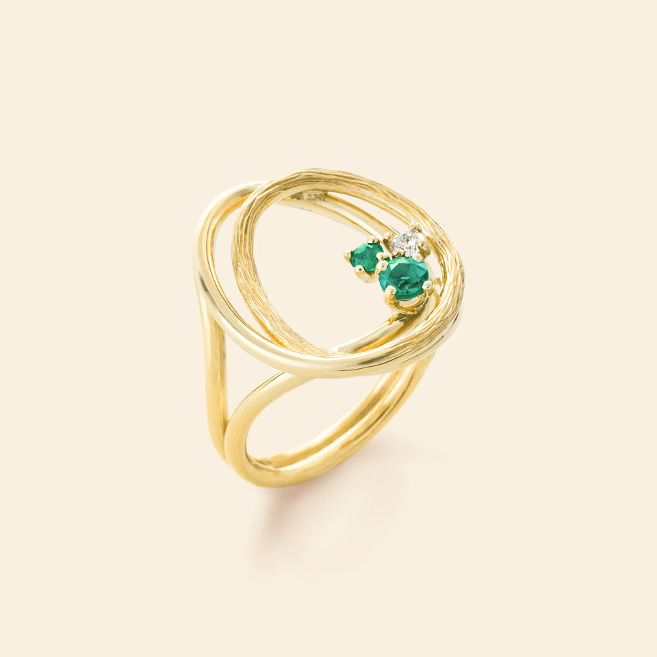 Riviera Ring MM Emerald